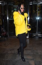 JOURDAN DUNN Leaves Her Hotel in New York 02/11/2018