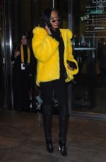 JOURDAN DUNN Leaves Her Hotel in New York 02/11/2018