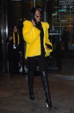 JOURDAN DUNN Leaves Her Hotel in New York 02/11/2018