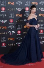 JUANA ACOSTA at 32nd Goya Awards in Madrid 02/03/2018