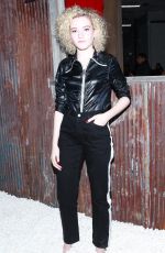 JULIA GARNER at Calvin Klein Show at New York Fashion Week 02/13/2018