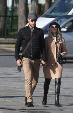 JULIANNE HOUGH and Brooks Laich Out in Paris 02/01/2018
