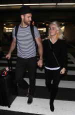 JULIANNE HOUGH at LAX Airport in Los Angeles 02/07/2018