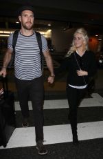 JULIANNE HOUGH at LAX Airport in Los Angeles 02/07/2018