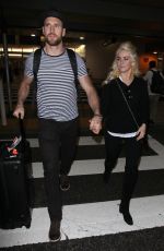 JULIANNE HOUGH at LAX Airport in Los Angeles 02/07/2018