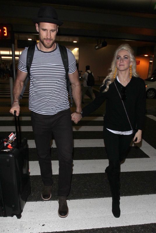 JULIANNE HOUGH at LAX Airport in Los Angeles 02/07/2018
