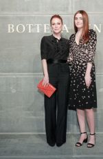 JULIANNE MOORE and Her Daughter LIV FREUNDLICH at Bottega Veneta Show at New York Fashion Week 02/09/2018