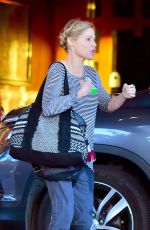 JULIE BOWEN Out at Disneyland in Anaheim 02/04/2018