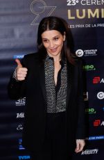 JULIETTE BINOCHE at 23rd Lumieres Awards Ceremony in Paris 02/05/2018