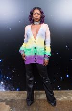 JUSTINE SKYE at Zadig & Voltaire Show at New York Fashion Week 02/12/2018
