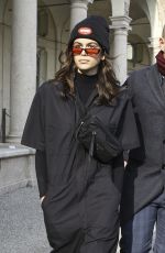 KAIA GERBER Arrives at Alberta Ferretti Fashion Show in Milan 02/21/2018