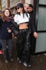 KAIA GERBER Arrives at Fendi Show at Milan Fashion Week 02/22/2018