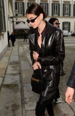 KAIA GERBER Arrives at Versace Fashion Show in Milan 02/23/2018