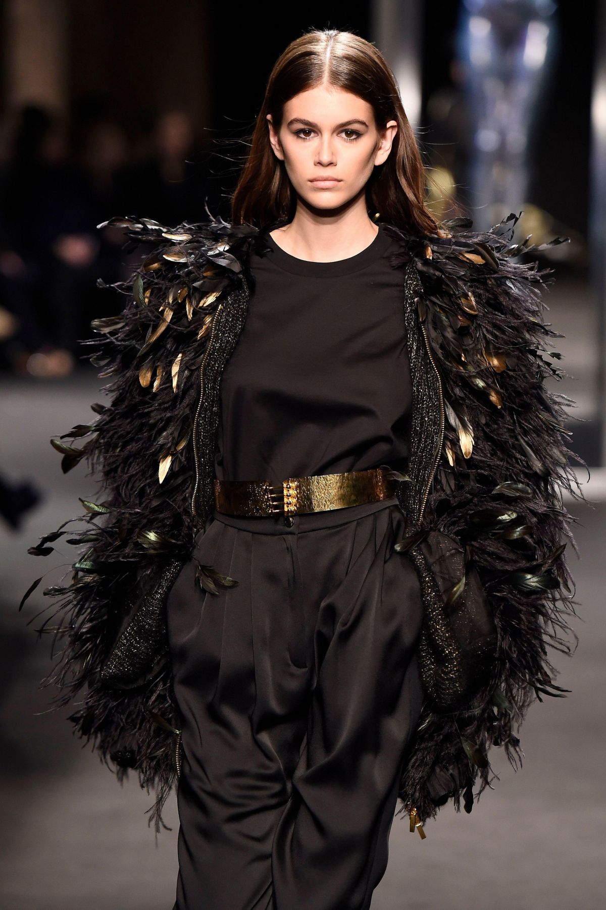 KAIA GERBER at Alberta Ferretti Fall/Winter Show at Milan Fashion Week ...