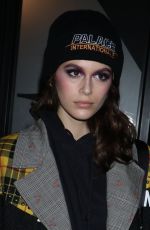 KAIA GERBER at Anna Sui Fall/Winter 2018 Fashion Show at NYFW in New York 02/12/2018