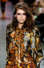 KAIA GERBER at Anna Sui Runway Show at New York Fashion Week 02/12/2018