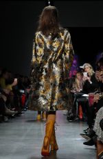 KAIA GERBER at Anna Sui Runway Show at New York Fashion Week 02/12/2018