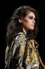 KAIA GERBER at Anna Sui Runway Show at New York Fashion Week 02/12/2018