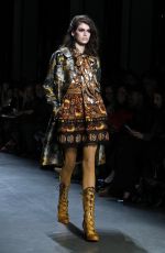 KAIA GERBER at Anna Sui Runway Show at New York Fashion Week 02/12/2018