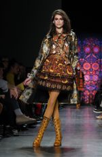 KAIA GERBER at Anna Sui Runway Show at New York Fashion Week 02/12/2018