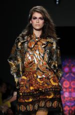 KAIA GERBER at Anna Sui Runway Show at New York Fashion Week 02/12/2018