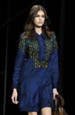 KAIA GERBER at Bottega Veneta Catwalk at New York Fashion Week 02/09/2018
