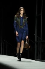 KAIA GERBER at Bottega Veneta Catwalk at New York Fashion Week 02/09/2018