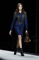 KAIA GERBER at Bottega Veneta Catwalk at New York Fashion Week 02/09/2018