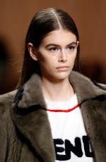 KAIA GERBER at Fendi Fashion Show at MFW in Milan 02/22/2018