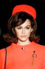KAIA GERBER at Moschino Runway Show at Milan Fashion Week 02/21/2018