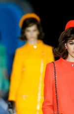 KAIA GERBER at Moschino Runway Show at Milan Fashion Week 02/21/2018