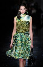 KAIA GERBER at Prada Show at Milan Fashion Week 02/22/2018