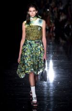 KAIA GERBER at Prada Show at Milan Fashion Week 02/22/2018