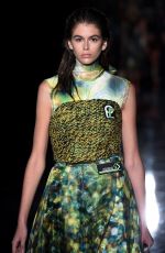 KAIA GERBER at Prada Show at Milan Fashion Week 02/22/2018