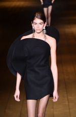 KAIA GERBER at Saint Laurent Show at Paris Fashion Week 02/27/2018