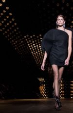 KAIA GERBER at Saint Laurent Show at Paris Fashion Week 02/27/2018