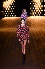 KAIA GERBER at Saint Laurent Show at Paris Fashion Week 02/27/2018