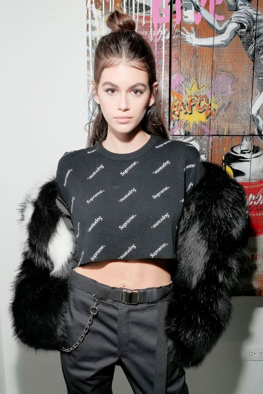 KAIA GERBER at Sandra Choi and Virgil Abloh Host NYFW Dinner in New York 02/11/2018