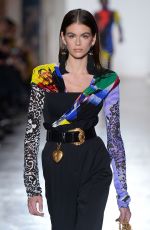 KAIA GERBER at Versace Runway Show at Milan Fashion Week 02/23/2018