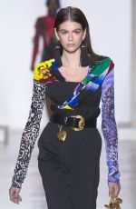 KAIA GERBER at Versace Runway Show at Milan Fashion Week 02/23/2018