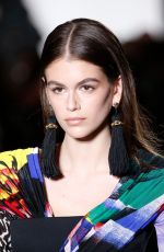 KAIA GERBER at Versace Runway Show at Milan Fashion Week 02/23/2018