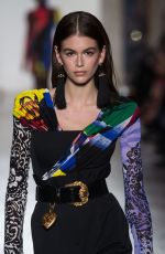 KAIA GERBER at Versace Runway Show at Milan Fashion Week 02/23/2018