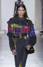 KAIA GERBER at Versace Runway Show at Milan Fashion Week 02/23/2018