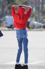 KAIA GERBER for Karl and Kaia Karl Lagerfeld Campaign on the Beach in Santa Monica 01/31/2018