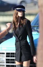 KAIA GERBER for Karl and Kaia Karl Lagerfeld Campaign on the Beach in Santa Monica 01/31/2018
