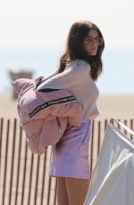 KAIA GERBER for Karl and Kaia Karl Lagerfeld Campaign on the Beach in Santa Monica 01/31/2018