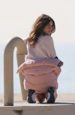 KAIA GERBER for Karl and Kaia Karl Lagerfeld Campaign on the Beach in Santa Monica 01/31/2018