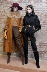 KAIA GERBER on the Backstage of Alberta Ferretti Fashion Show at MFW in Milan 02/21/2018