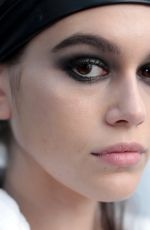 KAIA GERBER on the Backstage of Tom Ford Show at New York Fashion Week 02/08/2018