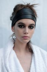 KAIA GERBER on the Backstage of Tom Ford Show at New York Fashion Week 02/08/2018